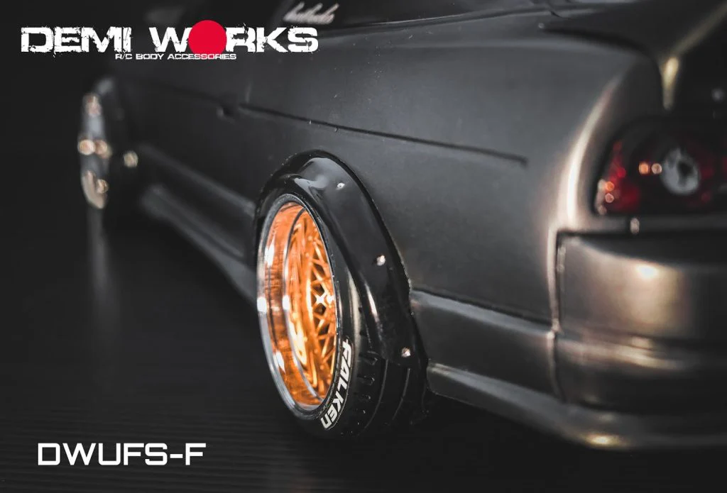 Rivet Type F 1-10 SLIM Universal Fender Flares - Widebody [Demi Works] DWUFS-F - Image 3