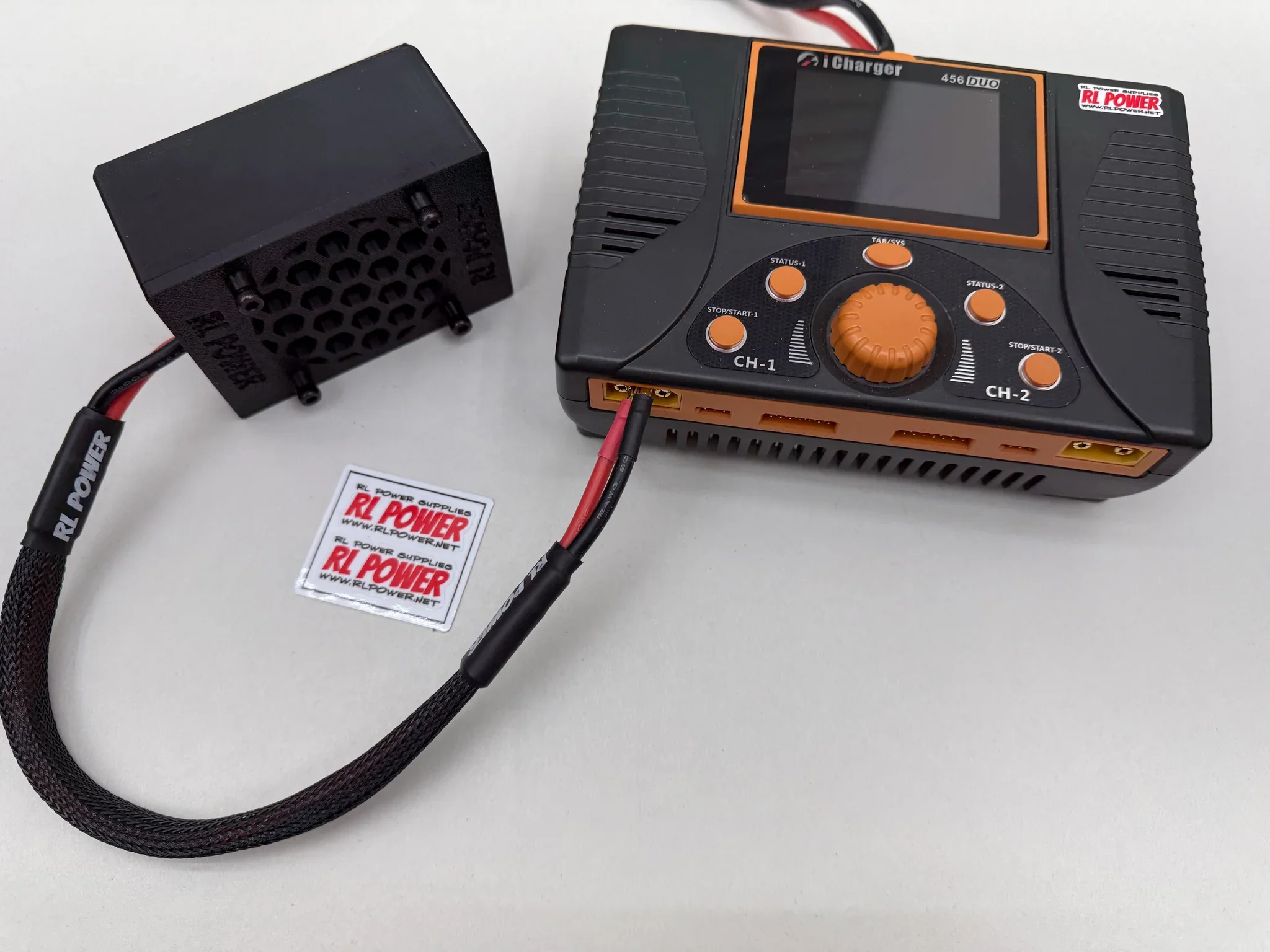 RLPower Icharger Discharge Box W/4MM Bullets [RL Power] DX8 DX6 456 458 4010 406 308 - Image 2