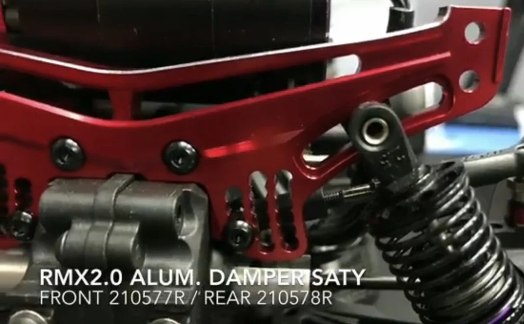 RMX 2.0 Aluminum Front Shock Tower Damper Stay (RED) [MST] 210577R