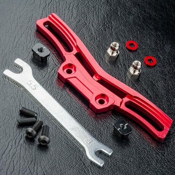 RMX 2.0 Aluminum Front Shock Tower Damper Stay (RED) [MST] 210577R - Image 4