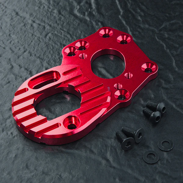 RMX 2.0 Aluminum Spur Gearbox Motor Heat Sink Mount (red) [MST] 210643R