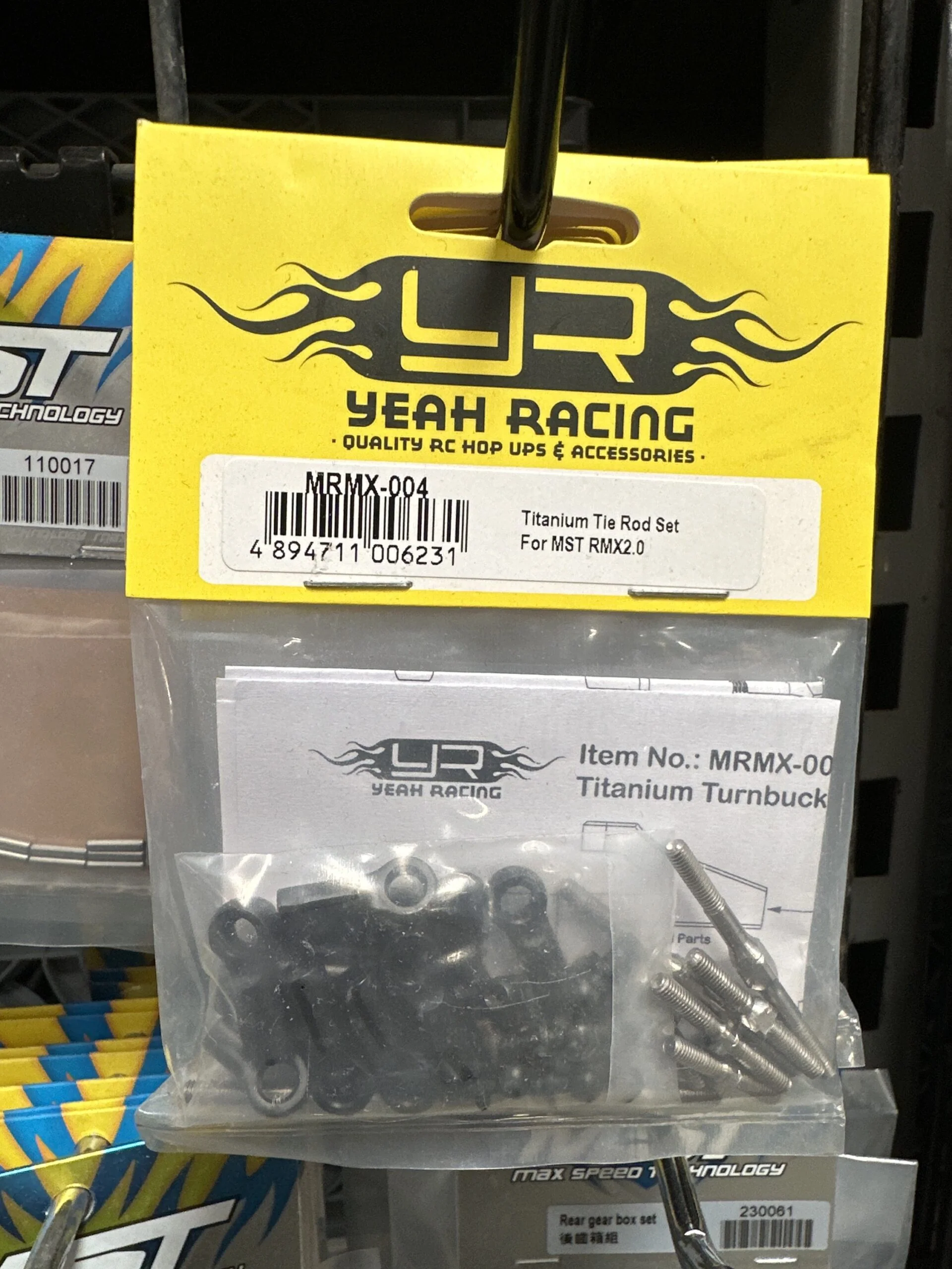 RMX 2.0 S TITANIUM TURNBUCKLE TIE RID SET [Yeah Racing] MRMX-004 - Image 2