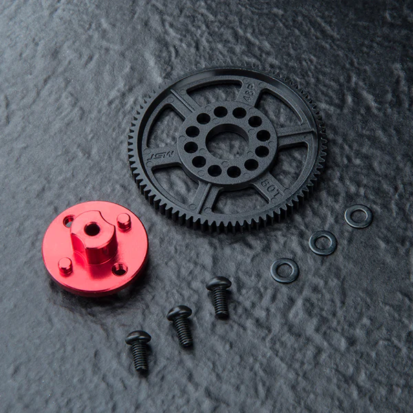 RMX 4 Aluminum Spur Holder Red Black [MST] 210742BK 210742R