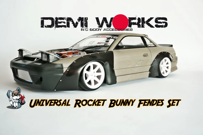 Rocket Bunny  1-10 Universal Fender Flares - Widebody [Demi Works] DWUNI-RB - Image 2