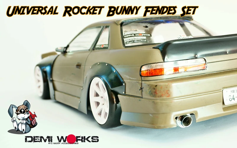 Rocket Bunny  1-10 Universal Fender Flares - Widebody [Demi Works] DWUNI-RB - Image 4