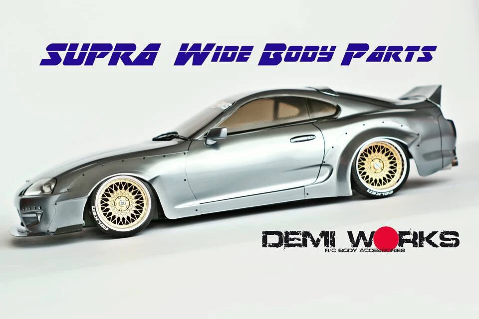 Rocket Bunny Full Bodykit for Tamiya Supra [Demi Works] DWSUPRB-A DWSUPRB-B DWSUPL - Image 6