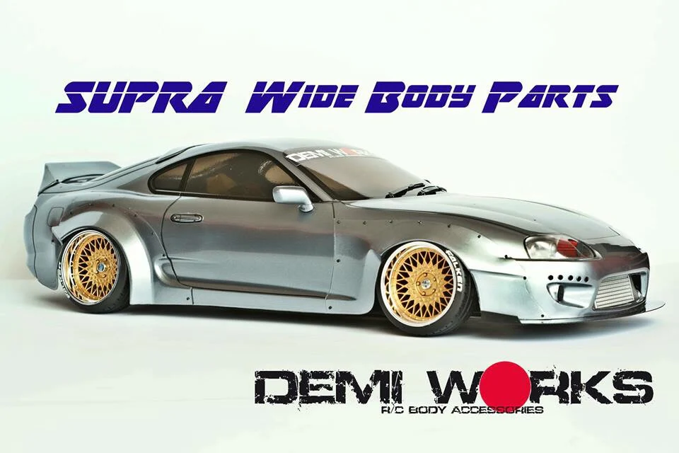 Rocket Bunny Full Bodykit for Tamiya Supra [Demi Works] DWSUPRB-A DWSUPRB-B DWSUPL - Image 7