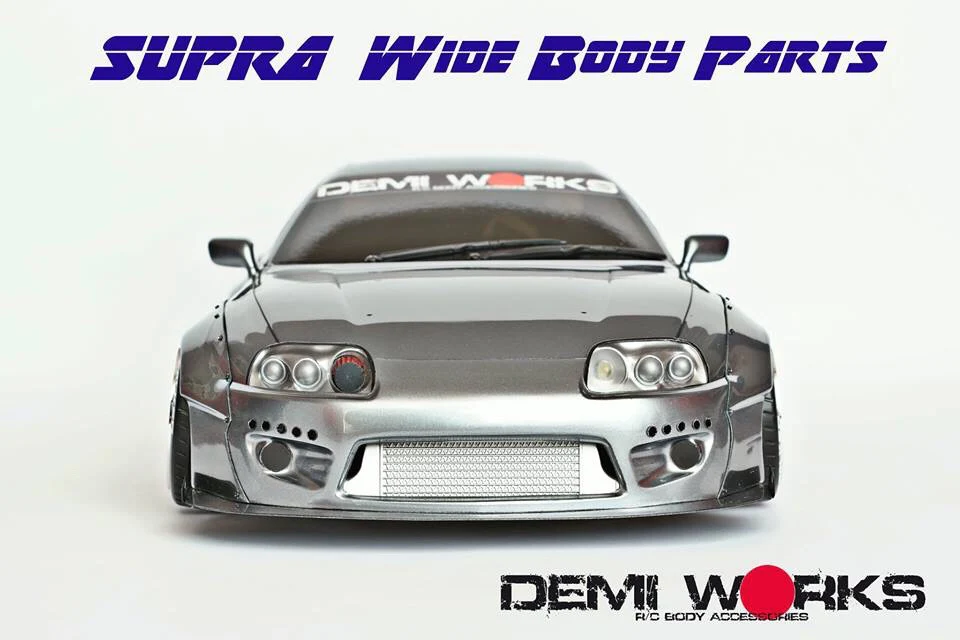 Rocket Bunny Full Bodykit for Tamiya Supra [Demi Works] DWSUPRB-A DWSUPRB-B DWSUPL - Image 8
