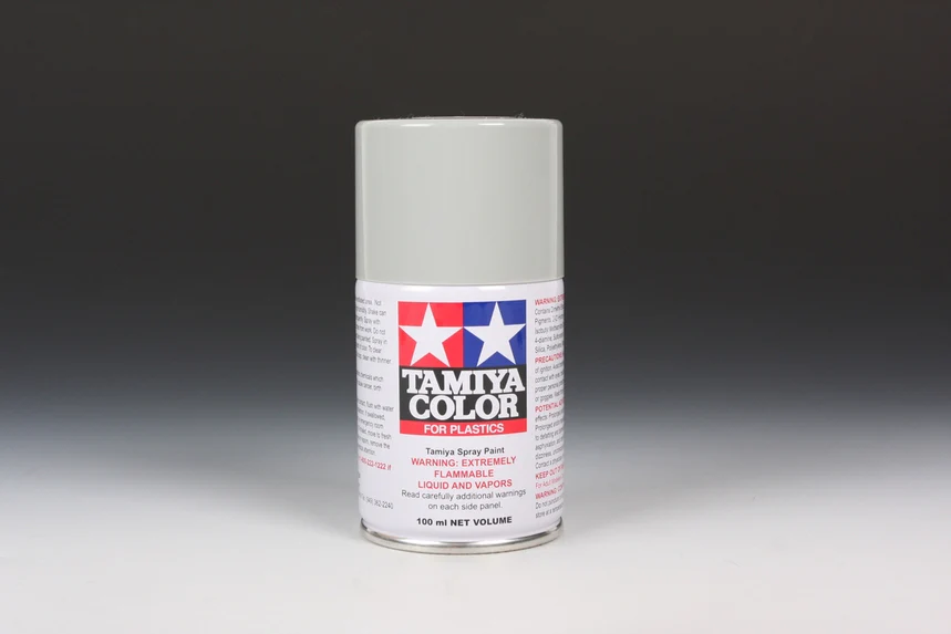 ROYAL LIGHT GREY - Lacquer Spray Paint 100ml (For Plastic Models) TS-81 [Tamiya] 85081 - Image 2
