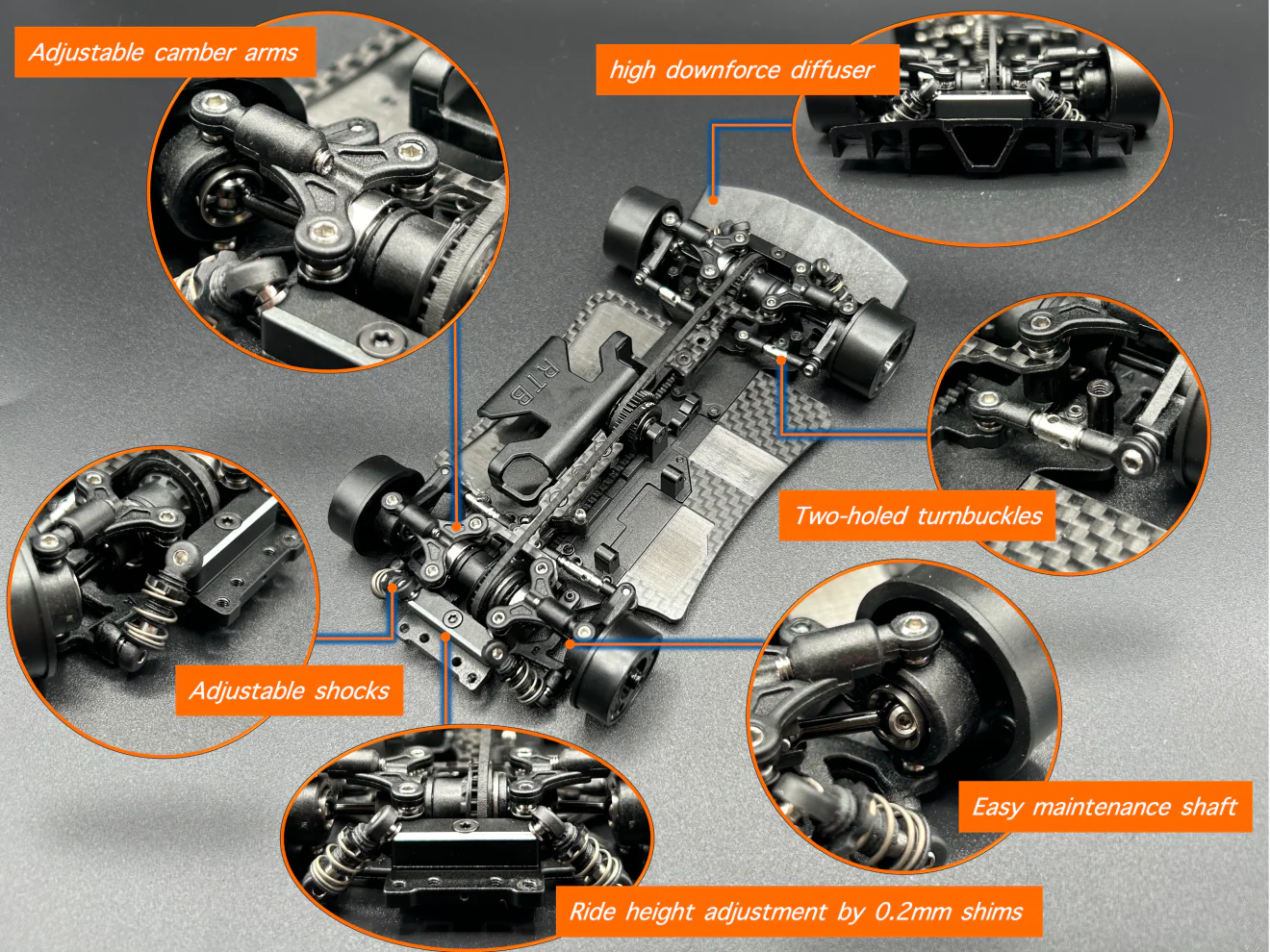RTB 1-28 AWD Chassis Kit [RTRC] RTB000 - Image 2