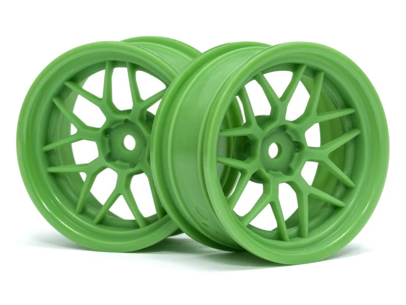 RTR Tech 7 - Green 1-10 Rims - 6mm - 9mm [HPI] 116531 116532 - Image 3