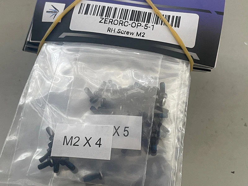 RW00 RH SCREW M2 SET for RW00 [ZERORC] ZERORC-OP-5-1