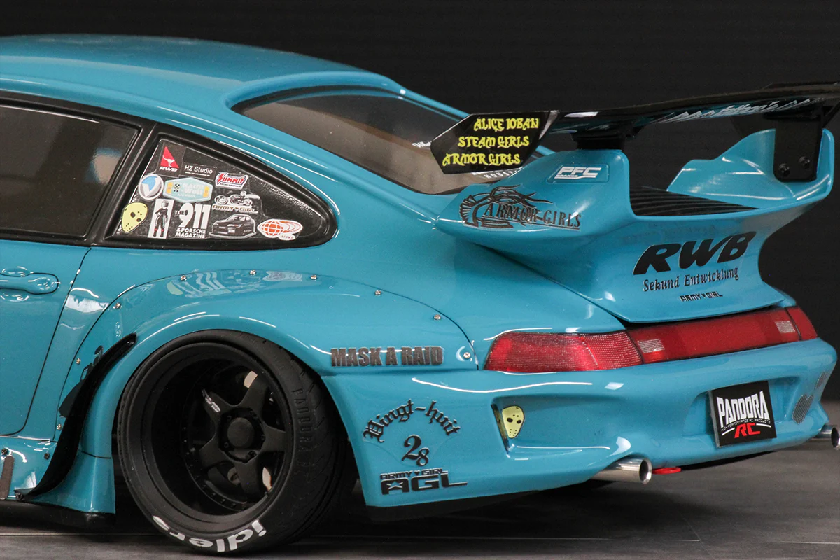 RWB 993 Porsche - TYPE (RAUH-Welt BEGRIFF) 1-10 RC Body Shell [Pandora] PAB-3210 - Image 4