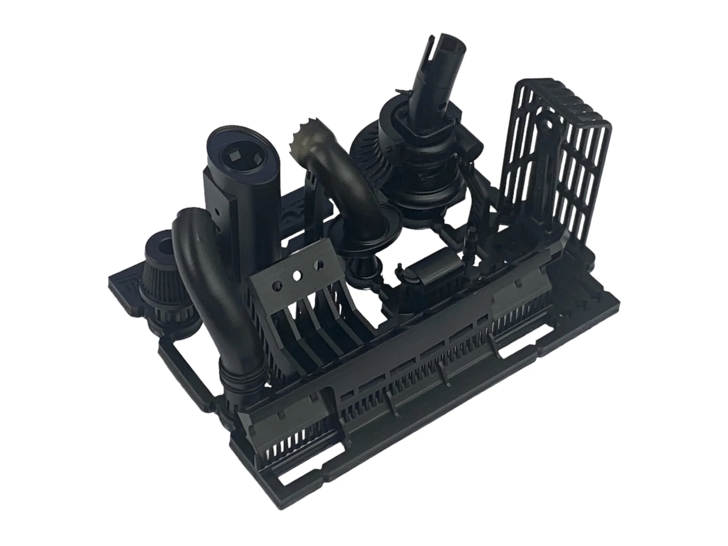 RWB rotana Muffler Set Turbo PORSCHE Canister (RESIN BLACK 3D) [Pandora] APA-1540 - Image 3