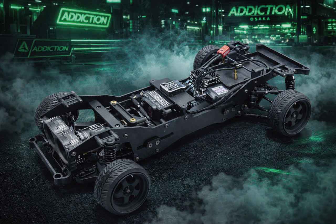 PREORDER: RX-01 FR 1-10 RWD Drift Chassis Kit (240mm~280mm WB) [Addiction RC] RX01 - Image 5