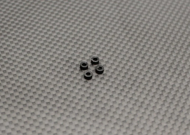 RX28 Aluminum Wheel Nuts (Black) - 4pcs [Reflex Racing] RX525