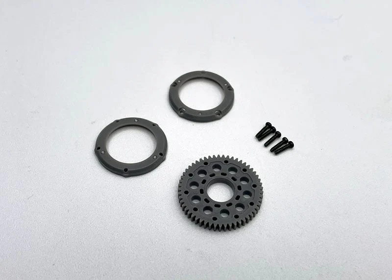 RX28 REFLEX RACING 53T MOLDED SPUR AND COVERS [Reflex Racing] RX513V4