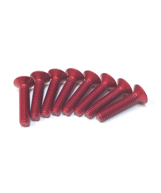 S-Line 7075 Light Weight Aluminum M3 Hex Screw Set for RDX - 138 pcs set - Black - Silver - Red - Purple [Topline] TP-338PU TP-338RE TP-338SI - Image 3