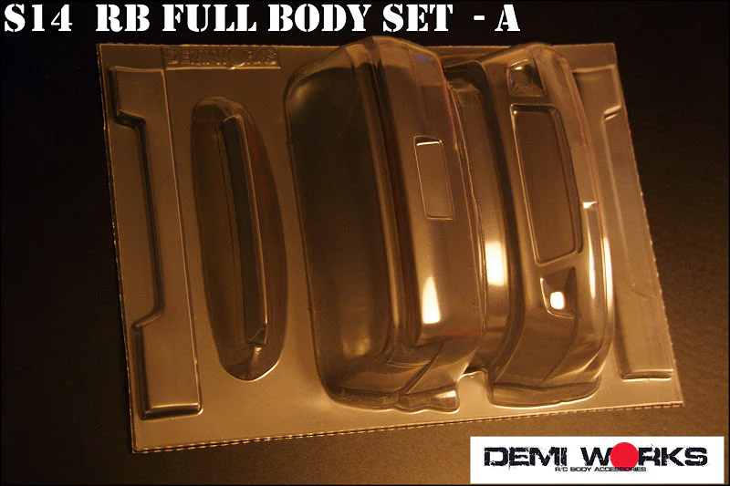 S14 (Zenki) Rocket Bunny Full 1-10 Body Kit (for SD-1093 Yokomo) [Demi Works] DWS14BK-A - Image 2