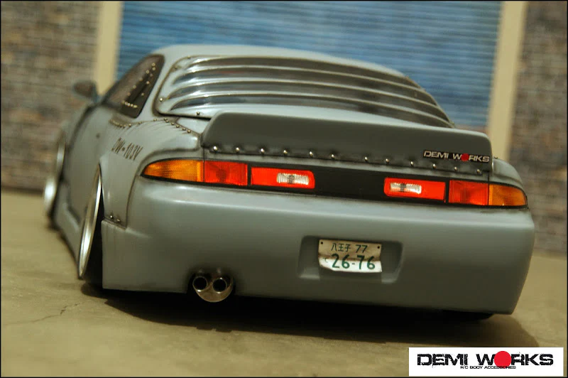 S14 (Zenki) Rocket Bunny Full 1-10 Body Kit (for SD-1093 Yokomo) [Demi Works] DWS14BK-A - Image 3