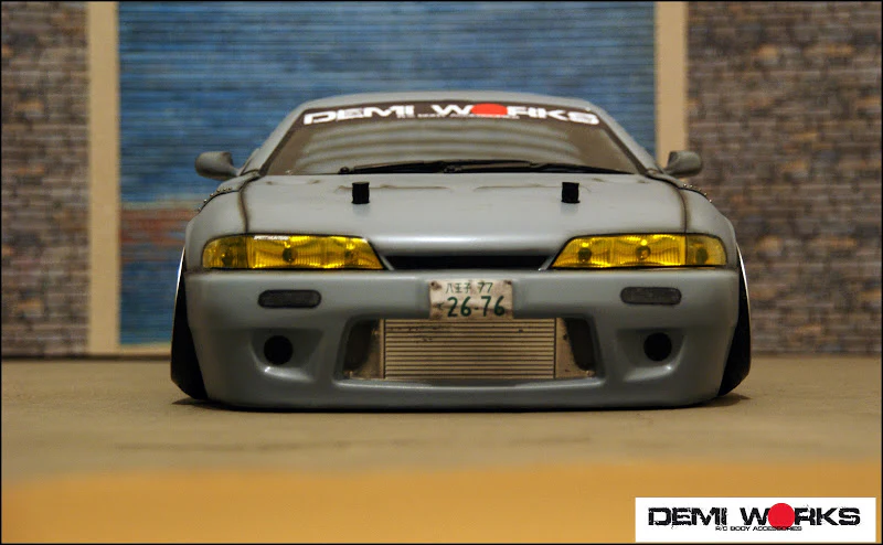 S14 (Zenki) Rocket Bunny Full 1-10 Body Kit (for SD-1093 Yokomo) [Demi Works] DWS14BK-A - Image 5
