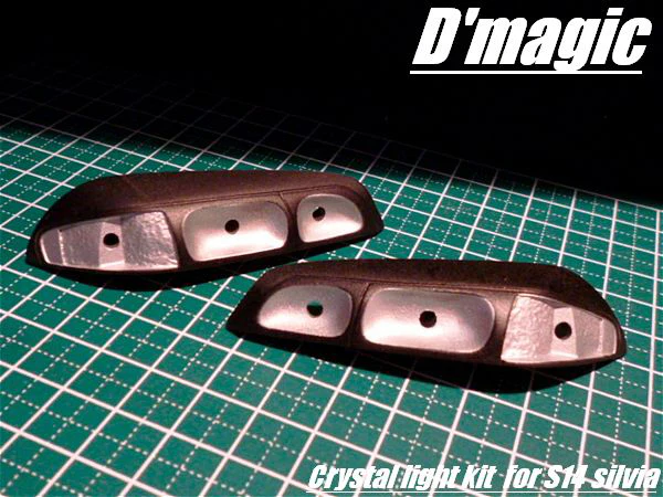 S14 ZENKI Silvia Headlight Kit Buckets (3mm LED ready) [D'Magic] DM4-400 DMAGIC