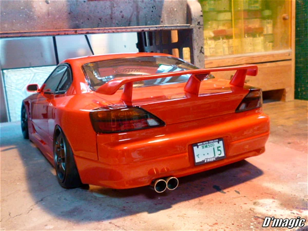 S15 Silvia Rear Crystal Tail Light Kit Buckets (3mm LED ready) [D'Magic] DM4-200 DMAGIC - Image 4