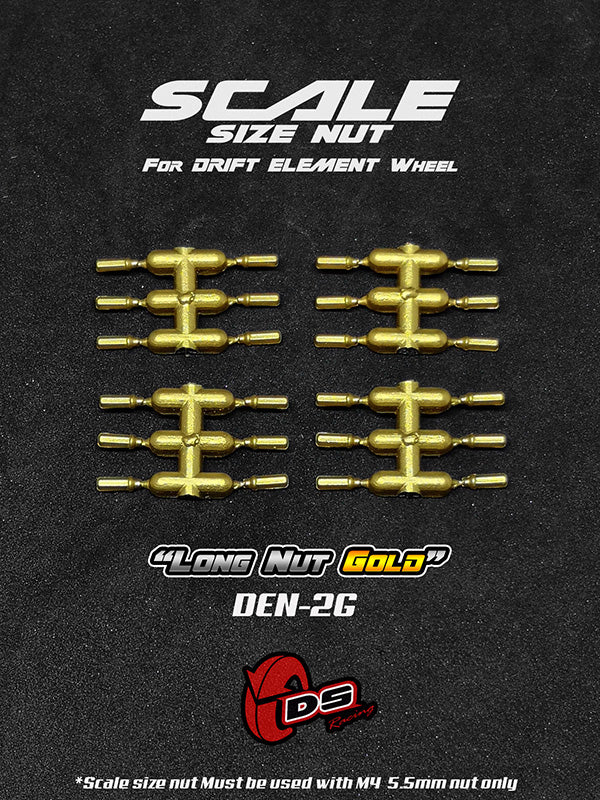 Scale Lug Nuts for DRIFT ELEMENT RIMS [DS Racing] CHROME GOLD BLACK SILVER - Image 10