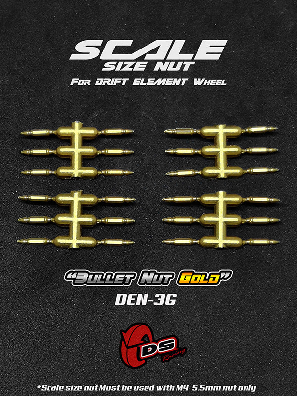 Scale Lug Nuts for DRIFT ELEMENT RIMS [DS Racing] CHROME GOLD BLACK SILVER - Image 5
