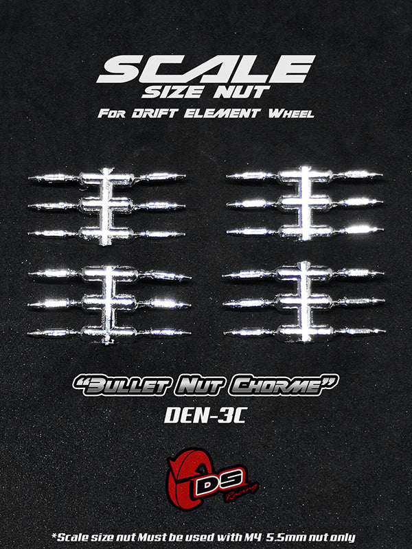Scale Lug Nuts for DRIFT ELEMENT RIMS [DS Racing] CHROME GOLD BLACK SILVER - Image 6