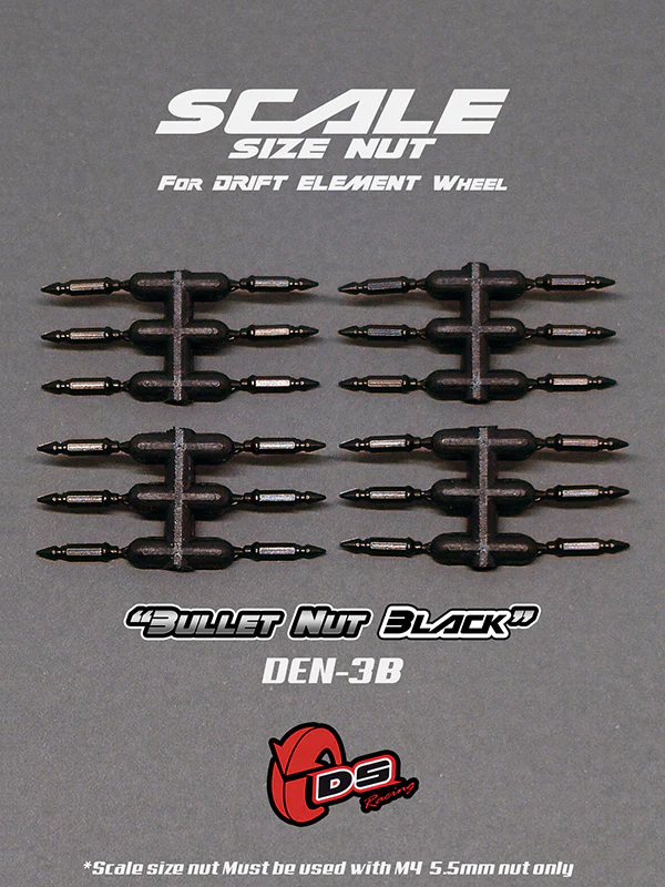 Scale Lug Nuts for DRIFT ELEMENT RIMS [DS Racing] CHROME GOLD BLACK SILVER - Image 7