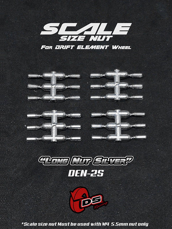 Scale Lug Nuts for DRIFT ELEMENT RIMS [DS Racing] CHROME GOLD BLACK SILVER - Image 8