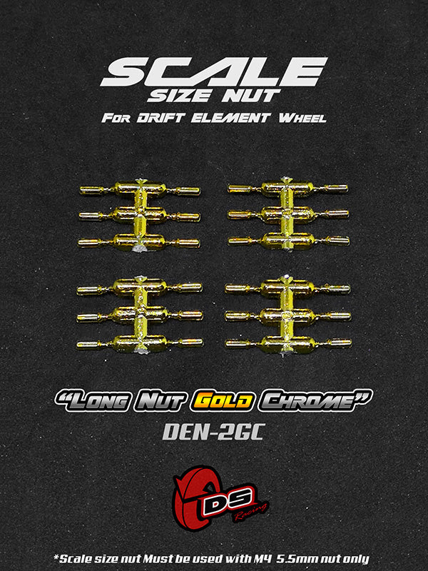 Scale Lug Nuts for DRIFT ELEMENT RIMS [DS Racing] CHROME GOLD BLACK SILVER - Image 9