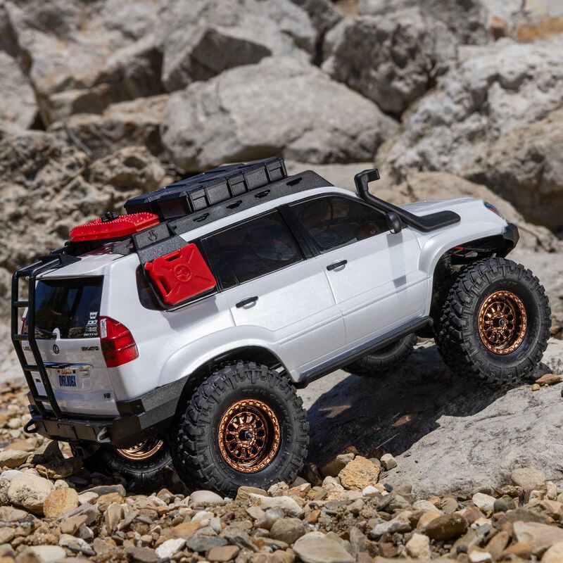 SCX24 Lexus GX470 1-24 4WD RTR, (White or Silver) RC ROCK CRAWLER MINI MICRO [Axial RC] AXI-1532T1 AXI-1532T2 - Image 3