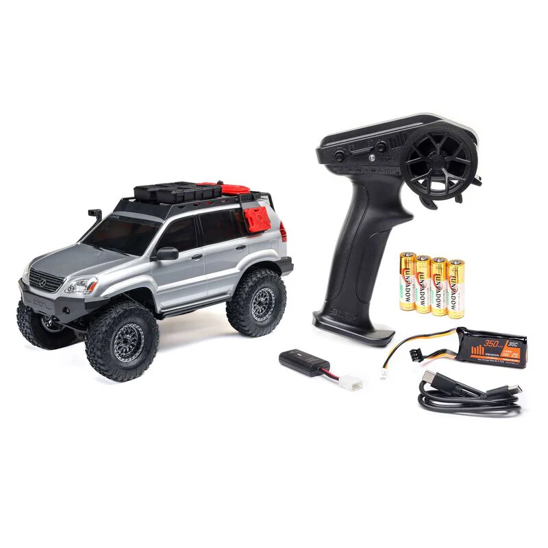 SCX24 Lexus GX470 1-24 4WD RTR, (White or Silver) RC ROCK CRAWLER MINI MICRO [Axial RC] AXI-1532T1 AXI-1532T2 - Image 8