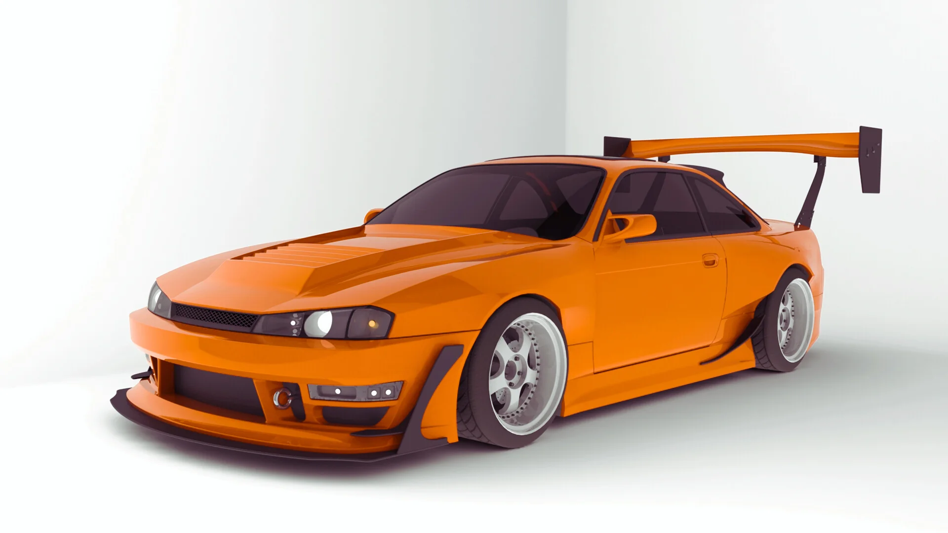 SEIJI S14 NISSAN 240SX SILVIA  1-10 Drift Body Shell [RC ARLOS - 24k ] TAF31000