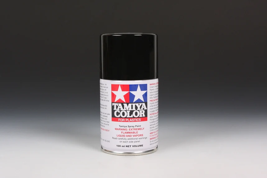 SEMI GLOSS BLACK - Lacquer Spray Paint 100ml (For Plastic Models) TS-29 [Tamiya] 85029 - Image 2