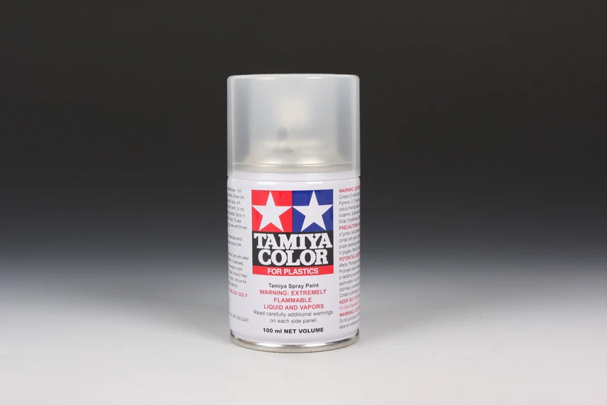 SEMI GLOSS CLEAR - Lacquer Spray Paint 100ml (For Plastic Models) TS-79 [Tamiya] 85079 - Image 2