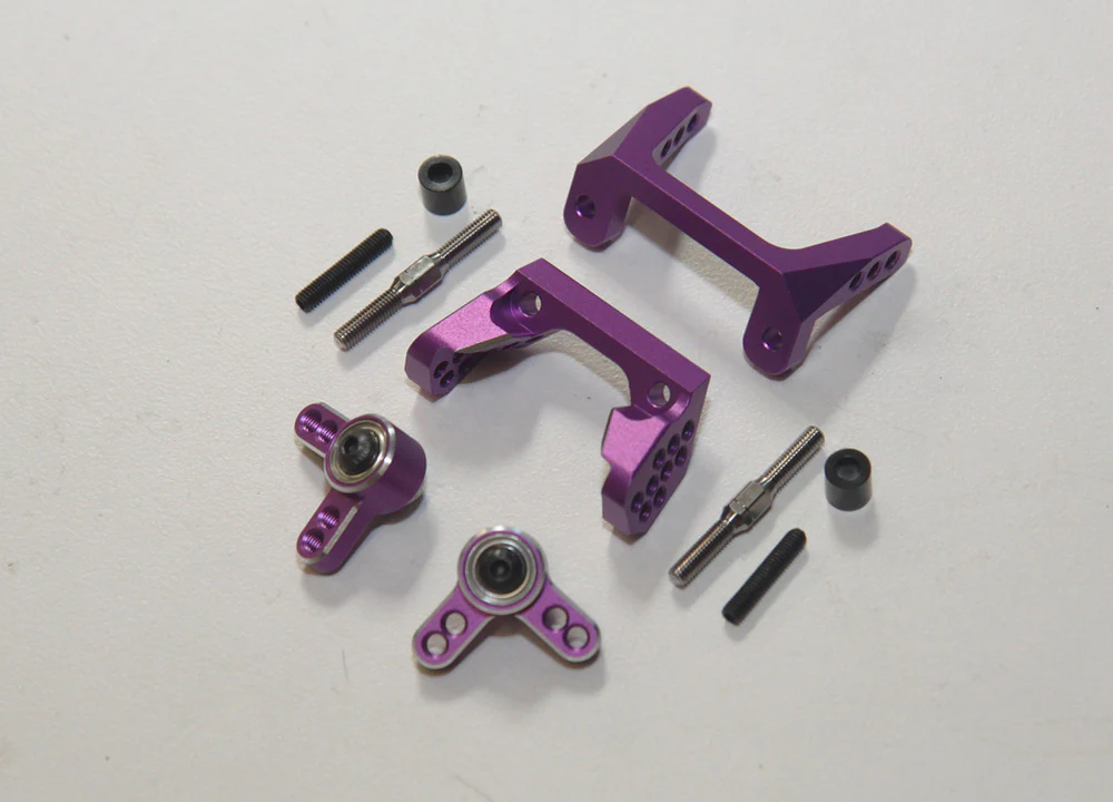 SHARK - HYDRA IFS - Inboard Front Suspension Kit for DDSS - BLUE RED PURPLE BLACK [Rhino Racing] RR-1000R RR-1000P RR-1000B - Image 12