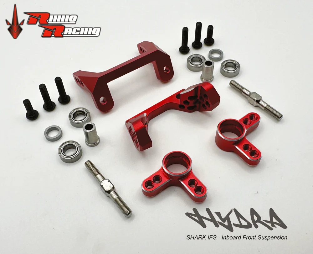 SHARK - HYDRA IFS - Inboard Front Suspension Kit for DDSS - BLUE RED PURPLE BLACK [Rhino Racing] RR-1000R RR-1000P RR-1000B - Image 16