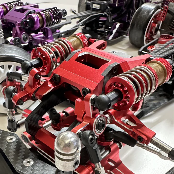 SHARK - HYDRA IFS - Inboard Front Suspension Kit for DDSS - BLUE RED PURPLE BLACK [Rhino Racing] RR-1000R RR-1000P RR-1000B - Image 8