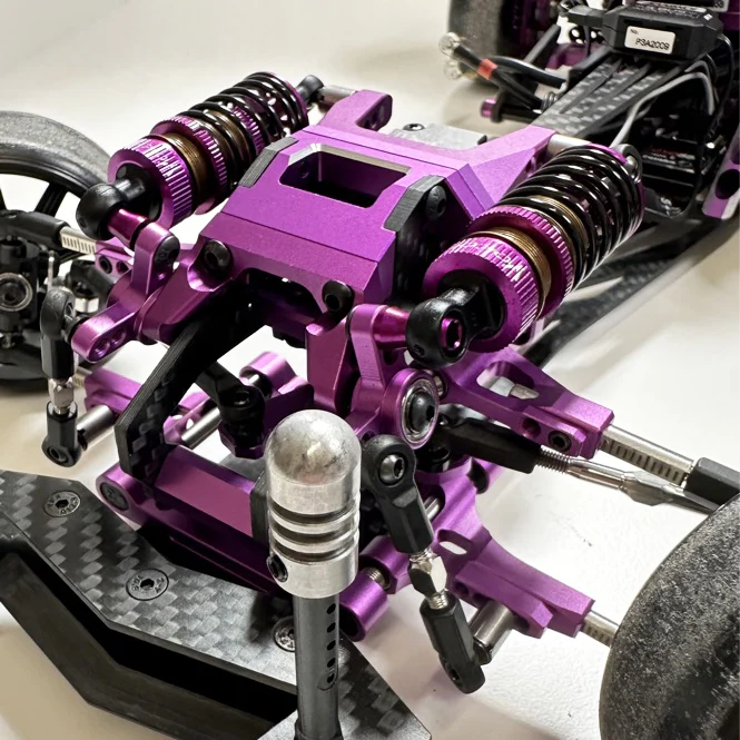 SHARK - HYDRA IFS - Inboard Front Suspension Kit for DDSS - BLUE RED PURPLE BLACK [Rhino Racing] RR-1000R RR-1000P RR-1000B - Image 9