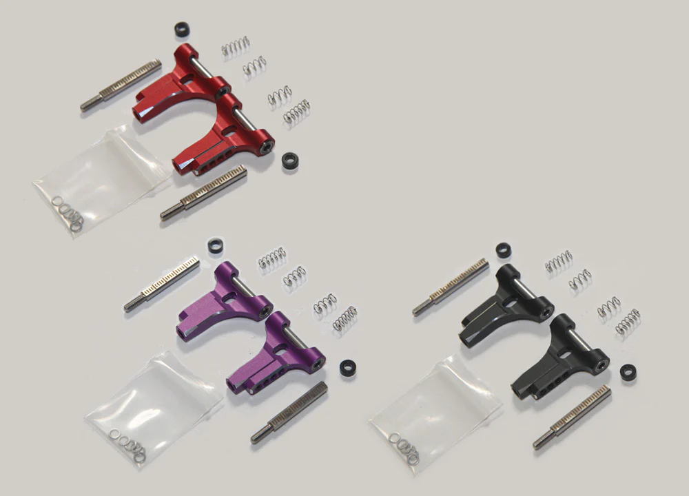 SHARK - Lower Aluminum Arms - BLUE RED PURPLE BLACK [Rhino Racing] RR-1100R RR-1100P RR-1100B