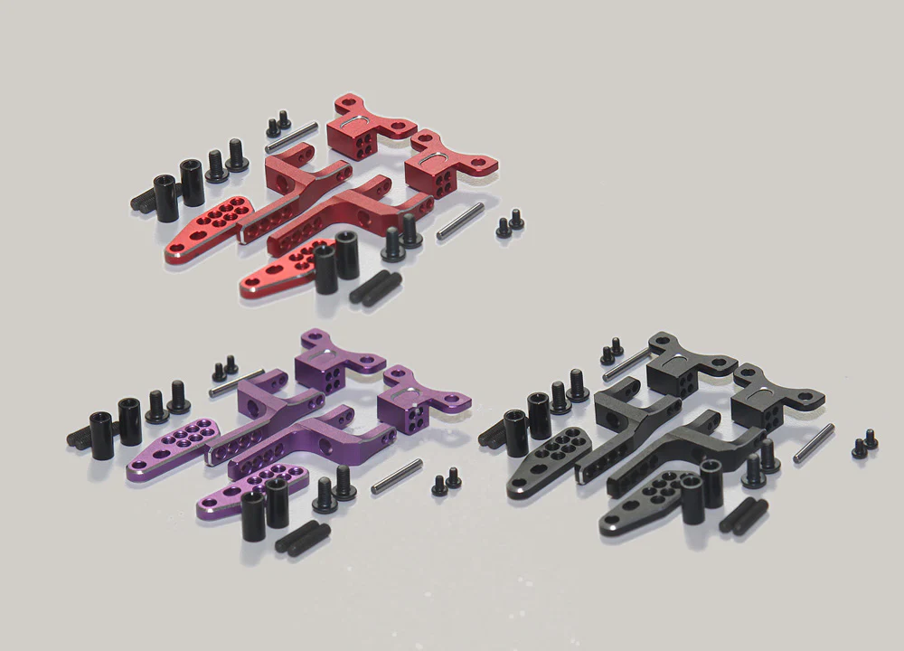 SHARK - Rear H Arm Adapter Set - RED PURPLE BLACK [Rhino Racing] RR-1600R RR-1600P RR-1600B