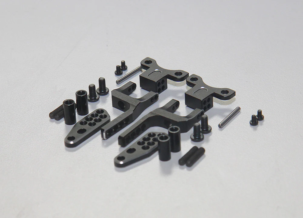 SHARK - Rear H Arm Adapter Set - RED PURPLE BLACK [Rhino Racing] RR-1600R RR-1600P RR-1600B - Image 6