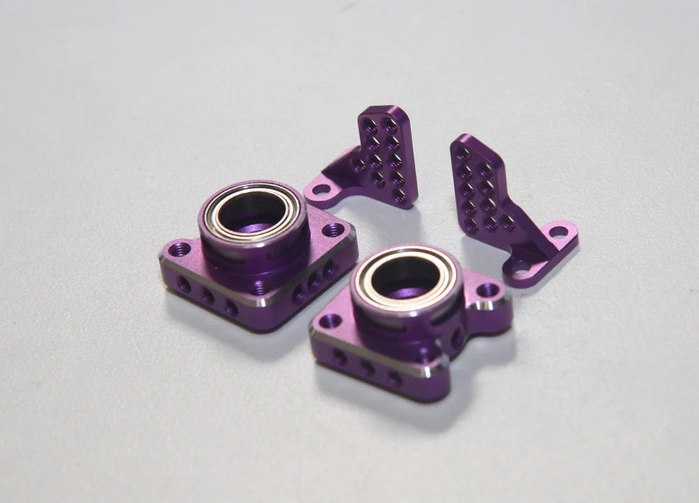 SHARK - Rear Upright Set - RED PURPLE BLACK [Rhino Racing] RR-1500R RR-1500P RR-1500B - Image 7