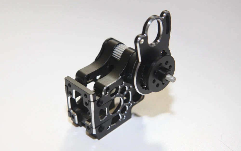 SHARK Transmission Gear Box (With Upper Deck And Shock Tower) - BLUE SILVER RED PURPLE BLACK - YD-2 RD SD RMX RDX [RHINO RACING] RR-820 - Image 4