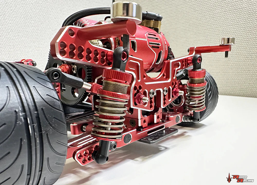 SHARK Transmission Gear Box (With Upper Deck And Shock Tower) - BLUE SILVER RED PURPLE BLACK - YD-2 RD SD RMX RDX [RHINO RACING] RR-820 - Image 5