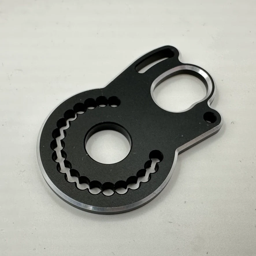 SHARK Transmission MOTOR PLATE (RED BLACK PURPLE) [Rhino Racing] RR-823