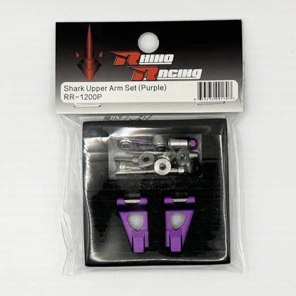 SHARK - Upper Aluminum Arm Set - BLUE RED PURPLE BLACK [Rhino Racing] RR-1200R RR-1200P RR-1200B - Image 3